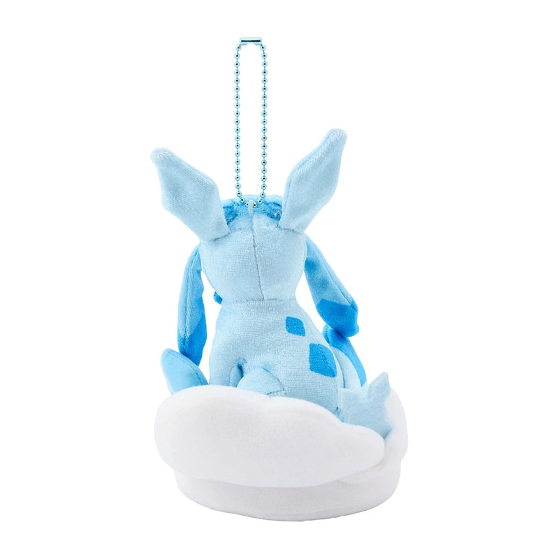 Pokemon Center Original Otenki Team Glaceon Porte-clés en peluche avec champ JAPON