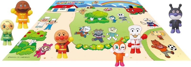 SEGA Fave Anpanman Museum Series Genki 100 Bai Friends Set Figure JAPAN OFFICIAL