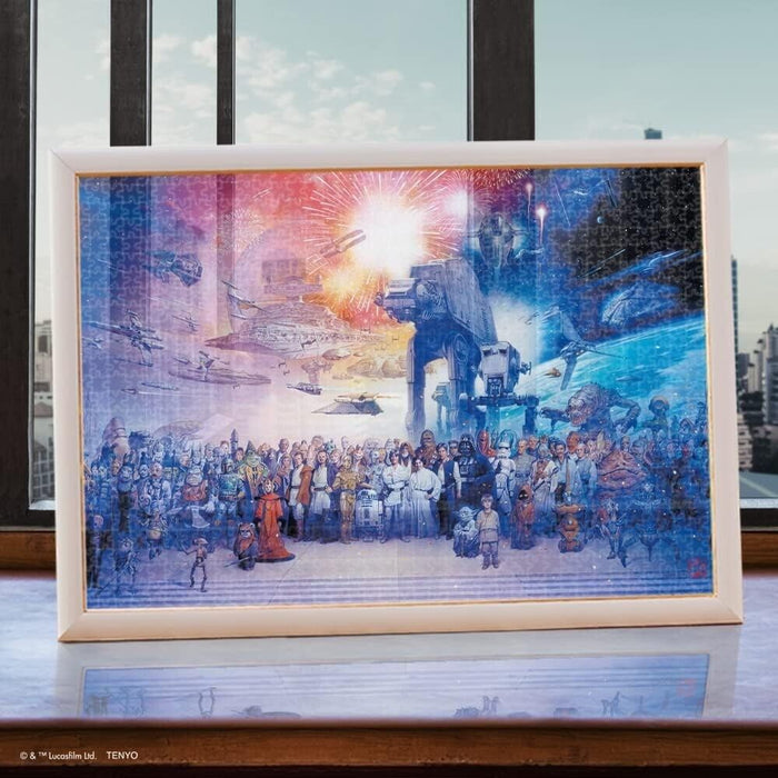 Stained Art Jigsaw Puzzle Star Wars RETROspect 1000piece JAPAN OFFICIAL