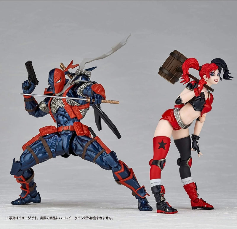 Revoltech Amazing Yamaguchi Harley Quinn Red x Black Ver. Action Figure JAPAN
