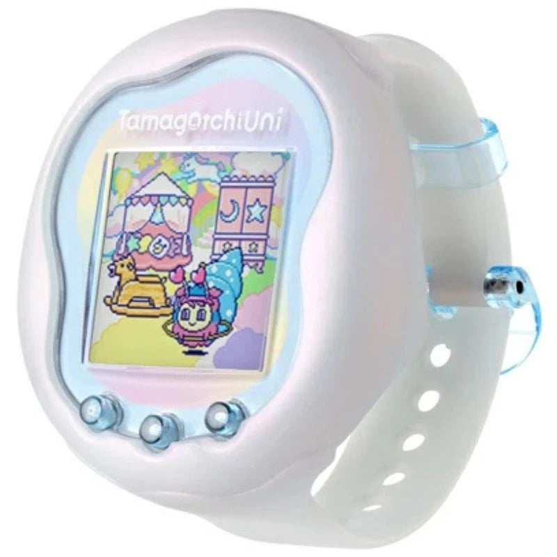 BANDAI Tamagotchi Uni Prism White JAPAN OFFICIAL