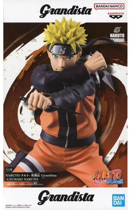 Banpresto Grandista Naruto Shippuden Naruto Uzumaki Figura Giappone Funzionario