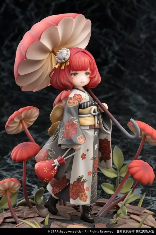 Mushroom Girls Series No.6 Marasmius Haematocephalus 1/1 Figura UFFICIALE DEL GIAPPONE