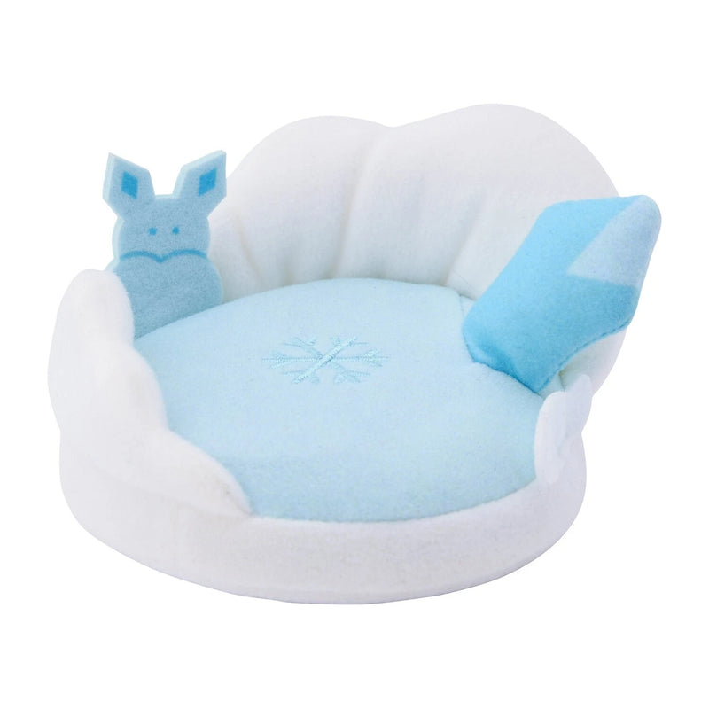 Pokemon Center Original Otenki Team Glaceon Porte-clés en peluche avec champ JAPON