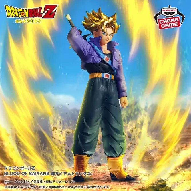 Banpresto Dragon Ball Z Blood of Saiyans Super Saiyan Trunks Figura Japão