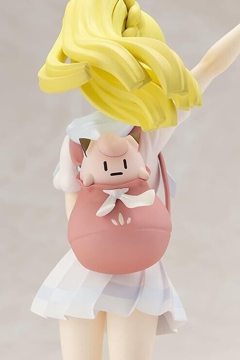 Kotobukiya Ganba Lillie & Clefairy Pokemon Center Original Figure JAPAN OFFICIAL