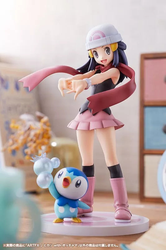 Kotobukiya Artfx J Pokemon Dawn avec Piplup 1/8 Figure Japon officiel