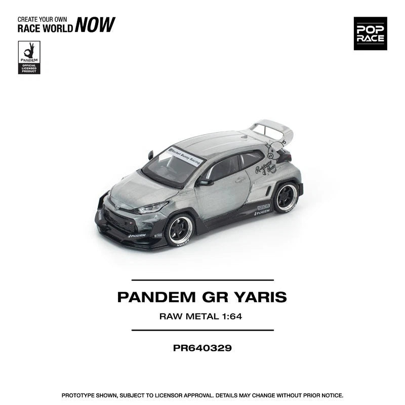 Pandem GR Yaris RAW Finish 1/64 Voiture miniature JAPON OFFICIEL
