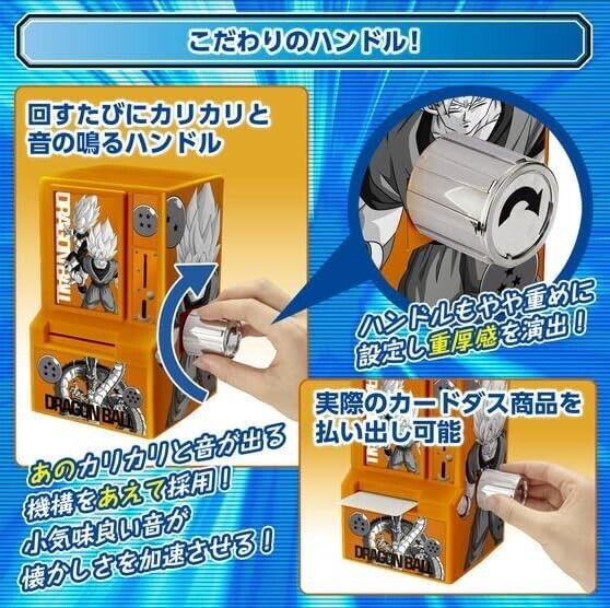 Bandai Dragon Ball 35 aniversario Carddas mini máquina expendedora Japón Oficial