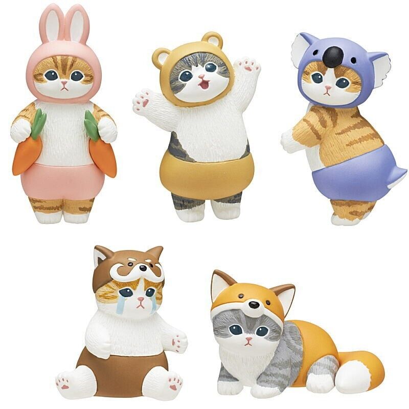 Kitan Club Mofusand Nyanpants! Figura tutti i 5 tipi set di capsule giocattolo giapponese ufficiale