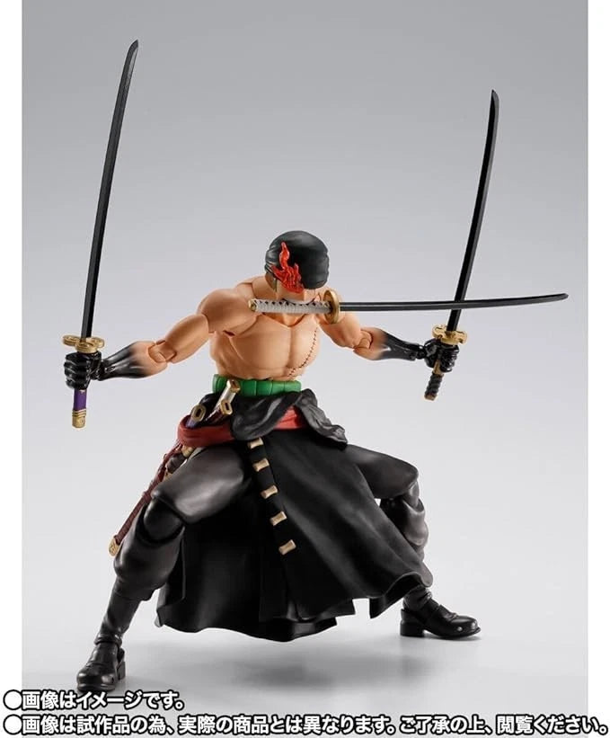 BANDAI S.H.Figuarts ONE PIECE Roronoa Zoro The King Of Hell Action Figure JAPAN
