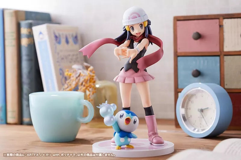 Kotobukiya Artfx J Pokemon Dawn avec Piplup 1/8 Figure Japon officiel