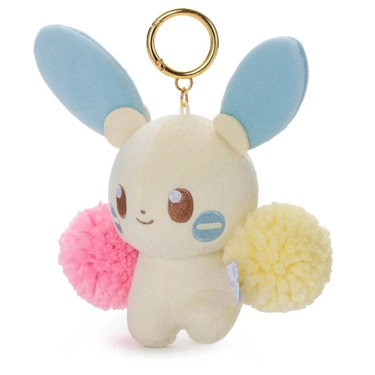 Pokemon Pokepeace Minun Cheering Ver. Plush Keychain JAPAN OFFICIAL