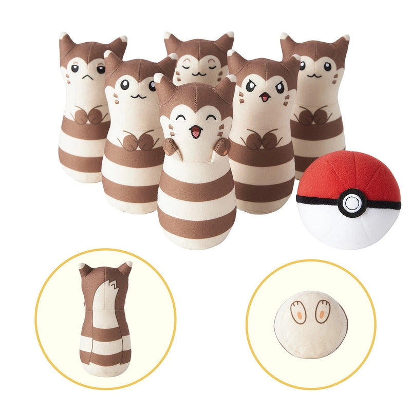 Pokemon Center Original Try and Catch Furret Bowling Toy JAPAN OFFICIAL