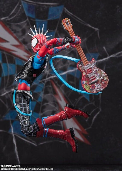 Bandai S.H.Figuarts Spider-Man über die Spider-Vers-Spider-Punk-Actionfigur