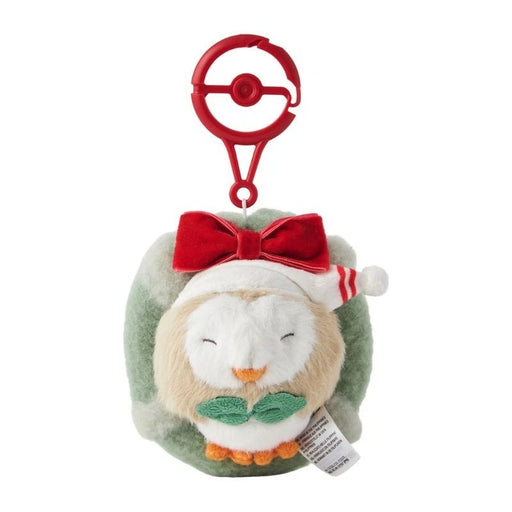 Pokemon Center Original Pokemon Holiday Blessings Plush Keychain Rowlet