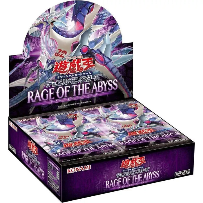 Konami Yu-Gi-Oh! OCG Duel Monsters Rage of The Abyss Booster Pack Box TCG JAPAN