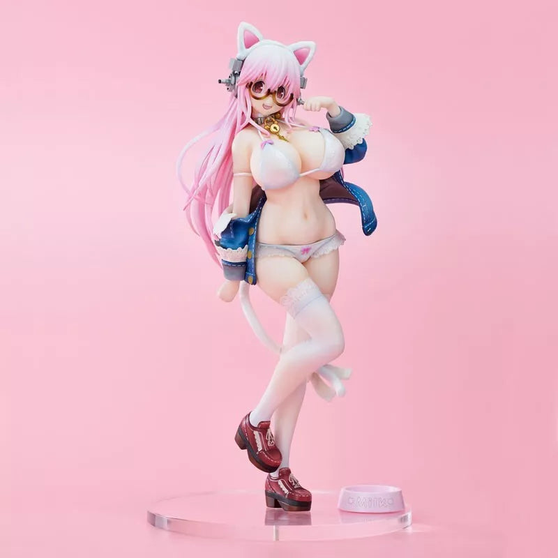 Super Sonico White Cat Ver. Figurar oficial de Japón