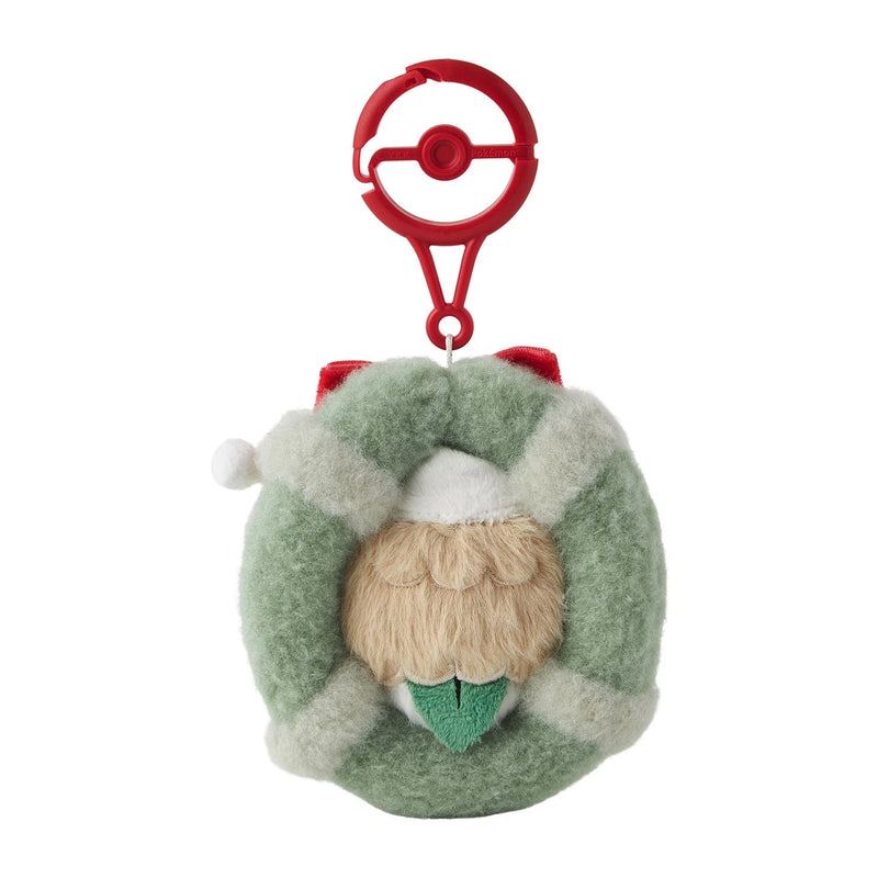 Pokemon Center Original Pokemon Holiday Blessings Plush Keychain Rowlet