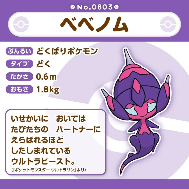 Pokemon Center Original Pokemon Fit 803 Poipole Plush Doll JAPAN OFFICIAL