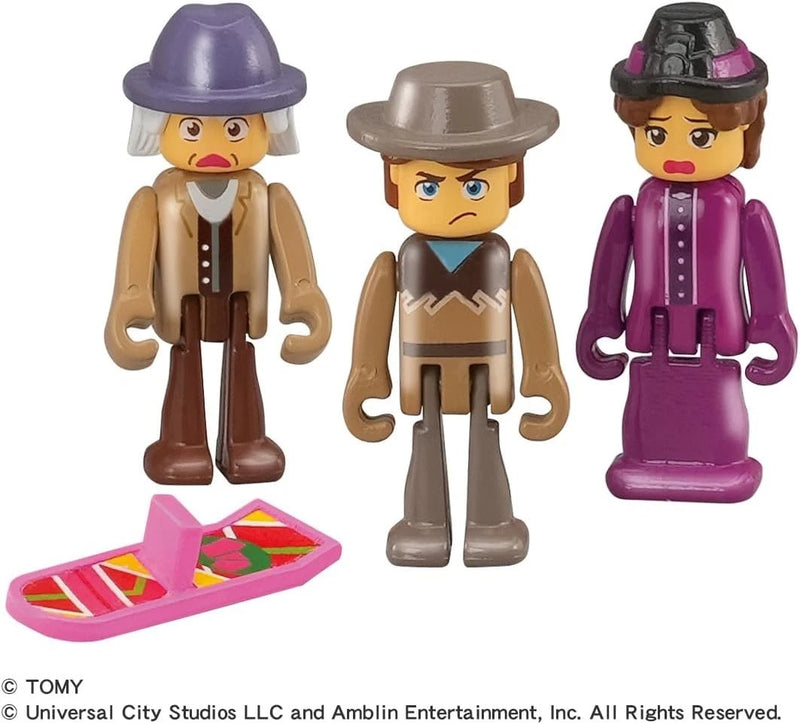 Plarail Back to the Future Part 3 Steam Locomotive No.131 & Time Machine JAPAN