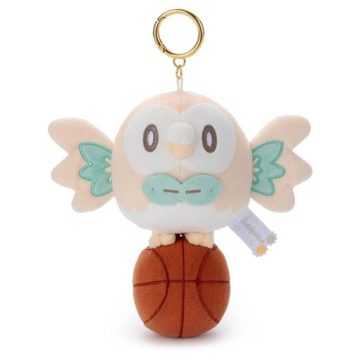 Pokemon Pokepeace Rowlet Basketball Ver. Plush Keychain JAPAN OFFICIAL