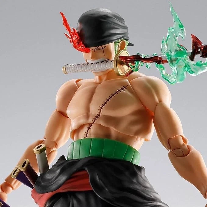 BANDAI S.H.Figuarts ONE PIECE Roronoa Zoro The King Of Hell Action Figure JAPAN