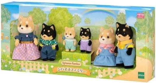 Época Sylvanian Families Familia SHIBA INU OFICIAL DE JAPÓN