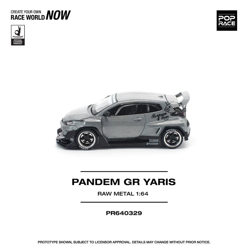 Pandem GR Yaris RAW Finish 1/64 Voiture miniature JAPON OFFICIEL