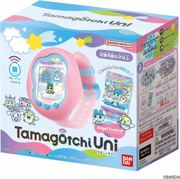 BANDAI Tamagotchi Uni Angel Festival JAPAN OFFICIAL