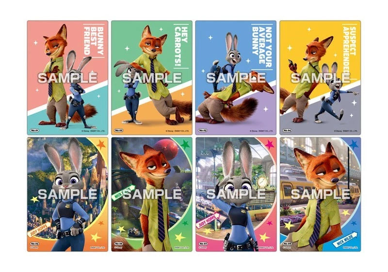 Zootopia Clear Card Collection Gum First Press 16Pack Box Candy Toy TCG JAPAN