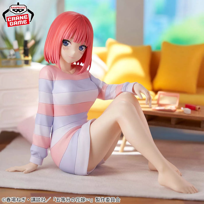 BanPresto Relax Hora do Quintessial Quintuplets Nino Nakano Figura Japão