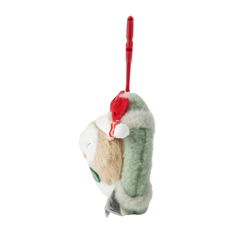 Pokemon Center Original Pokemon Holiday Blessings Plush Keychain Rowlet