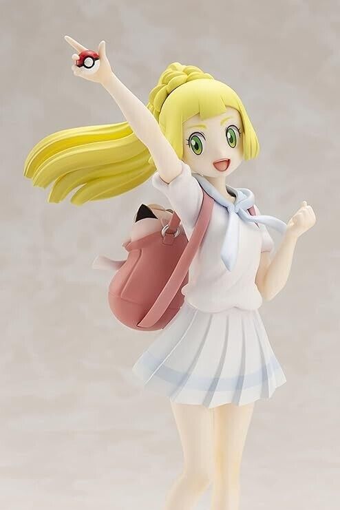 Kotobukiya Ganba Lillie & Clefairy Pokemon Center Original Figure JAPAN OFFICIAL