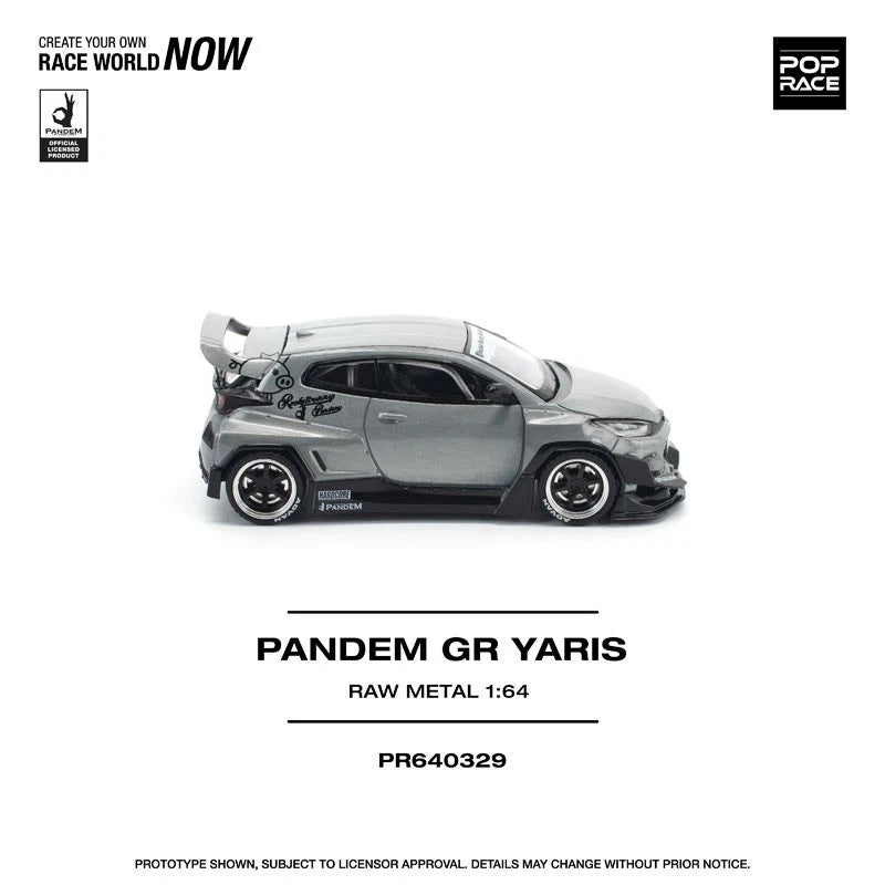 Pandem GR Yaris RAW Finish 1/64 Voiture miniature JAPON OFFICIEL