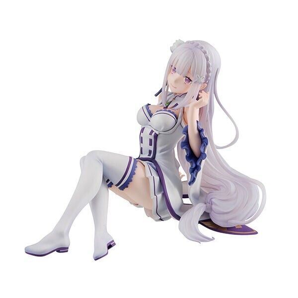Re:ZERO Starting Life in Another World Emilia Palm size Figure JAPAN OFFICIAL