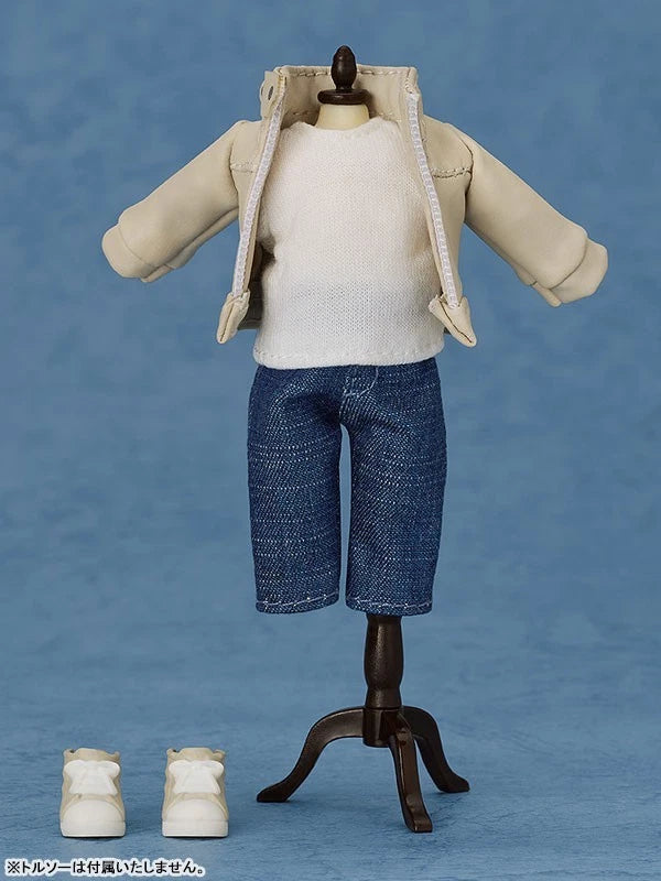 Nendoroid Doll Outfit Set Lederjacke Elfenbein JAPAN OFFIZIELL