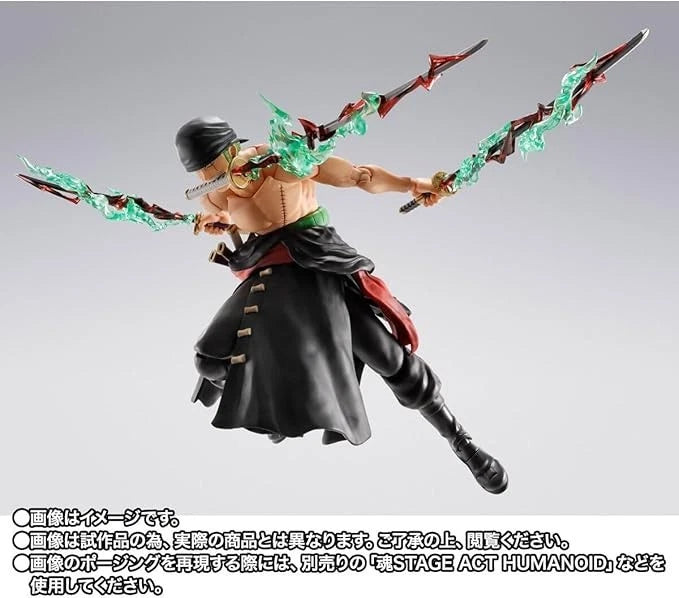 BANDAI S.H.Figuarts ONE PIECE Roronoa Zoro The King Of Hell Action Figure JAPAN