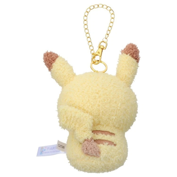Pokemon Pokepeace Pikachu with Plush Toy Ver. Plush Keychain JAPAN OFFICIAL