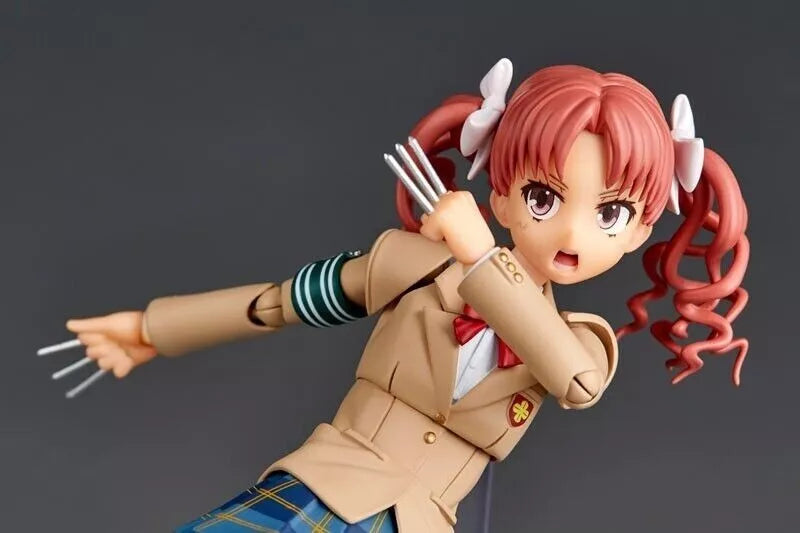 Revoltech Amazing Yamaguchi Toaru Kagaku no Railgun Kuroko Shirai Action Figure