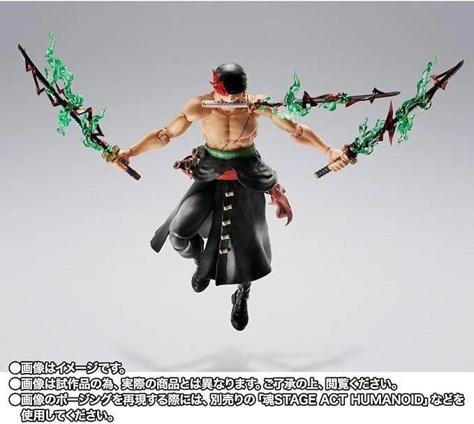 BANDAI S.H.Figuarts ONE PIECE Roronoa Zoro The King Of Hell Action Figure JAPAN