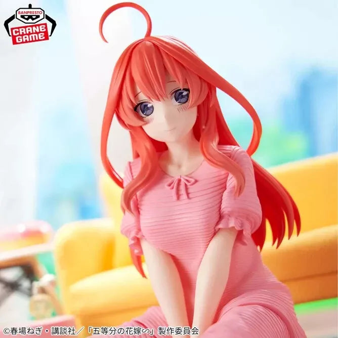 Banpresto Relax Time Les Quintuplés Quintessentiels Itsuki Nakano Figure JAPON