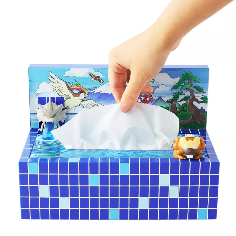 Pokemon Center Original Pokemon Sento Tissue Box Case Bibarel JAPAN OFFIZIELL