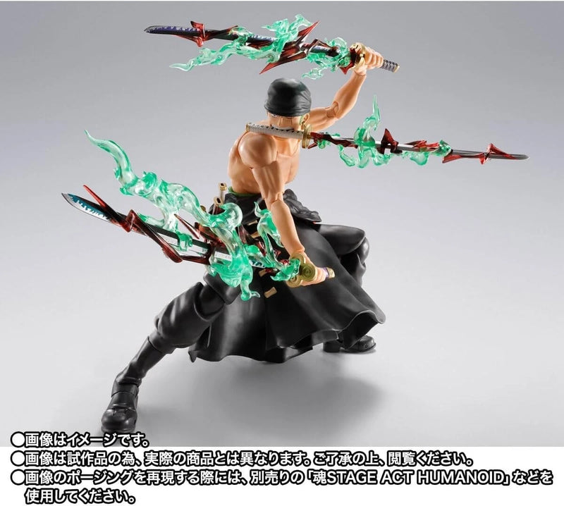 BANDAI S.H.Figuarts ONE PIECE Roronoa Zoro The King Of Hell Action Figure JAPAN