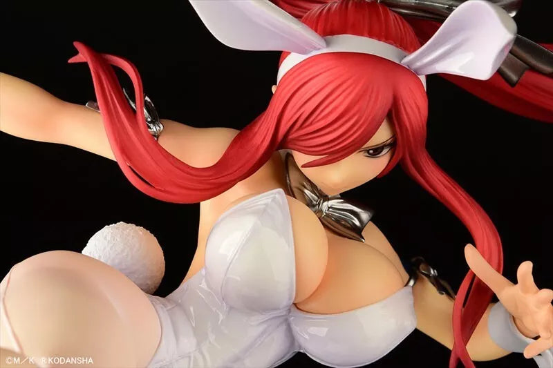 Fairy Tail Erza Scarlet High Kick ver. White Rabbit 1/6 Figure JAPAN OFFICIAL