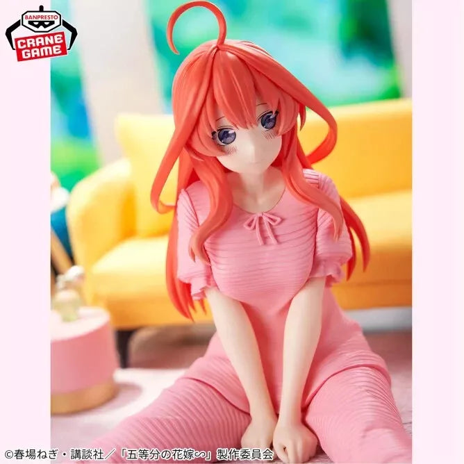 Banpresto Relax Time Les Quintuplés Quintessentiels Itsuki Nakano Figure JAPON