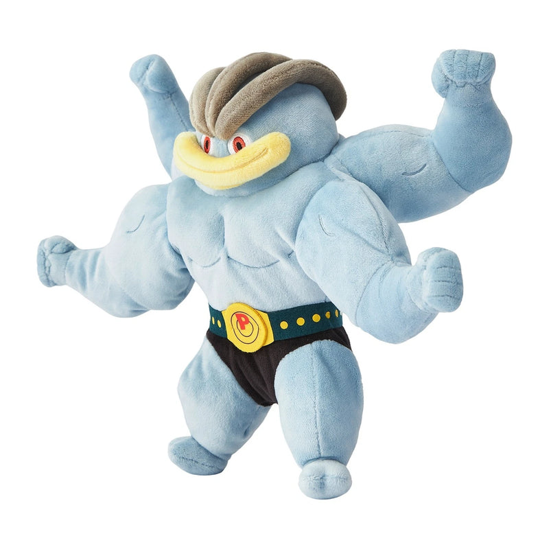 Pokemon Center Original Training Time Machamp Plush Doll JAPAN OFFICIAL