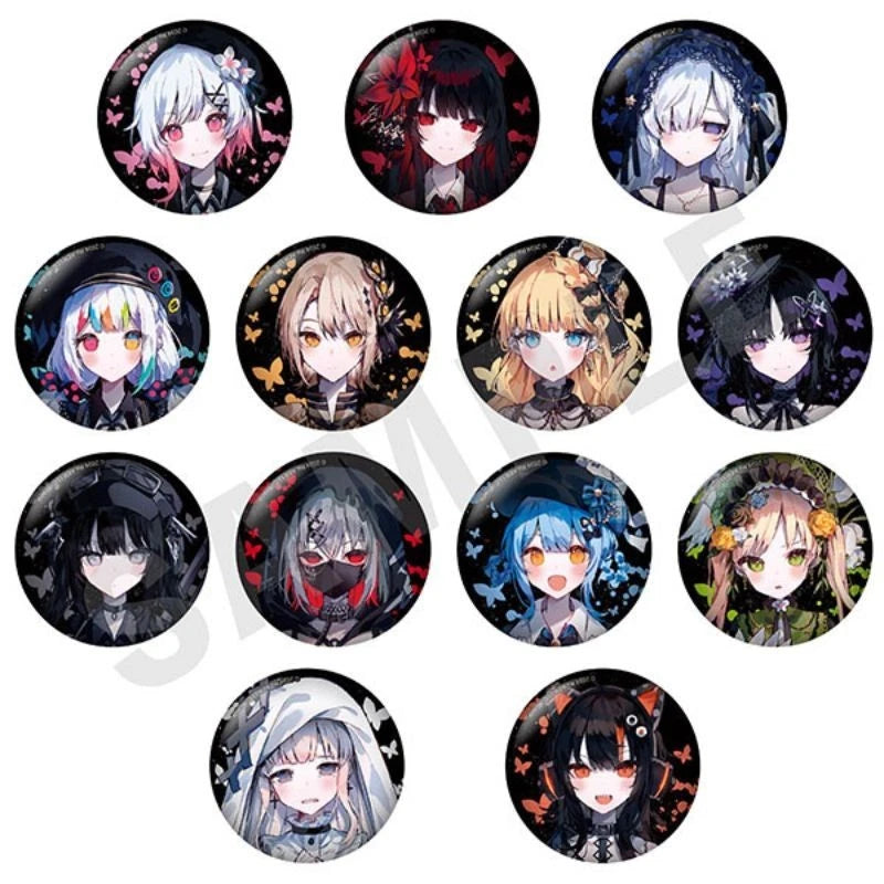 Mahou Shoujo no Majo Saiban Trading Tin Badge 13Item Set JAPAN OFFICIAL