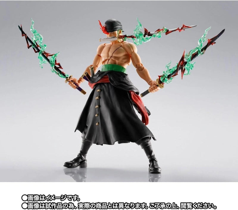 BANDAI S.H.Figuarts ONE PIECE Roronoa Zoro The King Of Hell Action Figure JAPAN