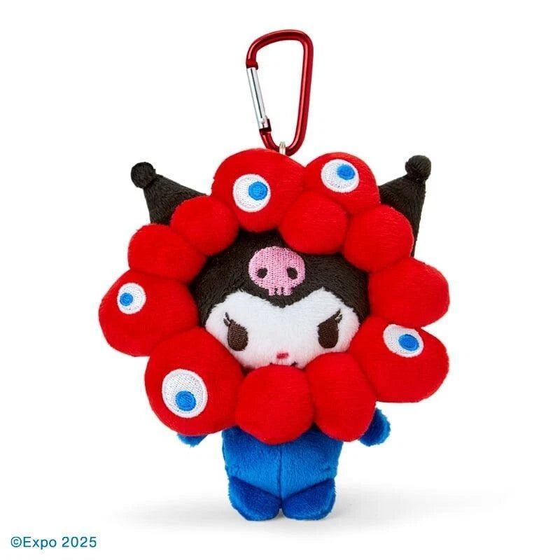 Sanrio EXPO2025 Myaku-Myaku BC Kuromi Plush Key Chain JAPAN OFFICIAL